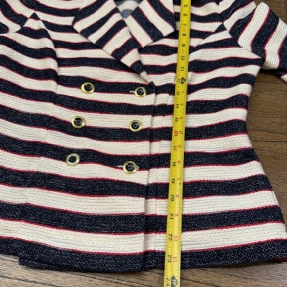 CAbi "Love, Carol" Nautical Stripe Cruise Jacket - Picture 13 of 16